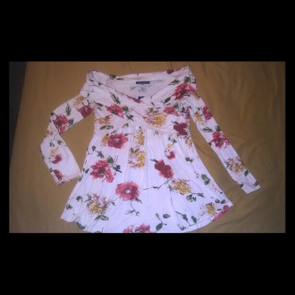 BluHeaven Dress: Off the shoulder cowl neck top